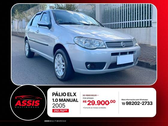 FIAT PALIO 1.0 MPI ELX 8V GASOLINA 4P MANUAL FIAT PALIO 1.0 MPI ELX 8V GASOLINA 4P MANUAL